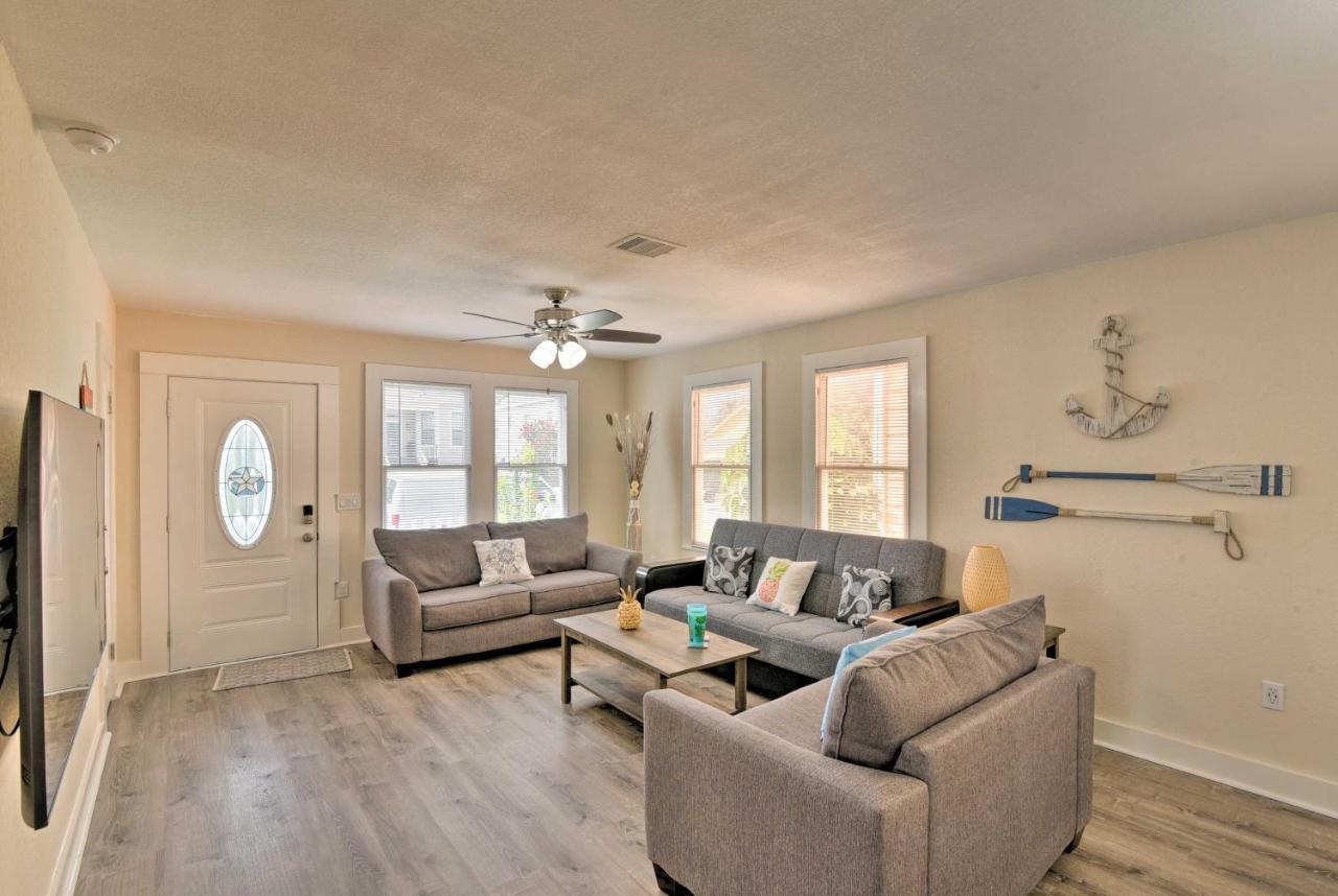 Bright Galveston Bungalow Half Mi To Pleasure Pier Экстерьер фото